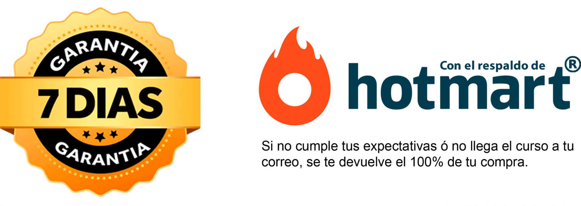 Garantía de 7 días con respaldo de Hotmart. Si no cumple tus expectativas, se te devuelve el 100% de tu compra.